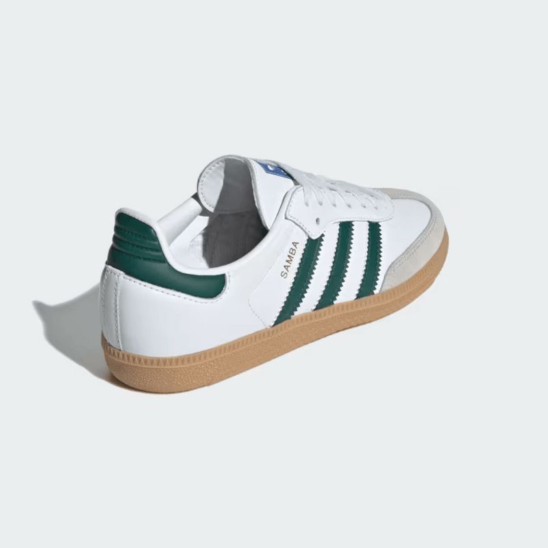 adidas Samba OG Kids Cloud White Collegiate Green