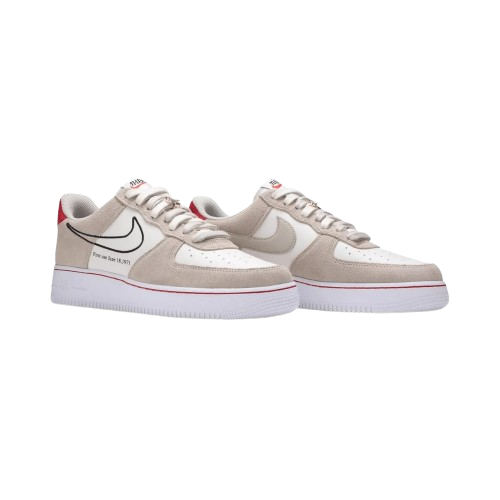 Nike Air Force 1 Low First Use Light Sail Red